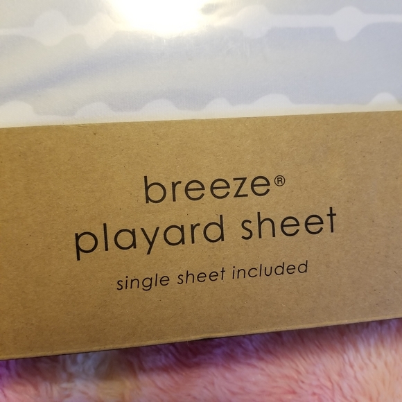 4 Moms New Breeze Play Yard Sheet Gray Beads Waterproof New in Box - Picture 3 of 6